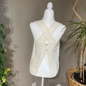 Madewell Jacquard Cross Back Tank Top